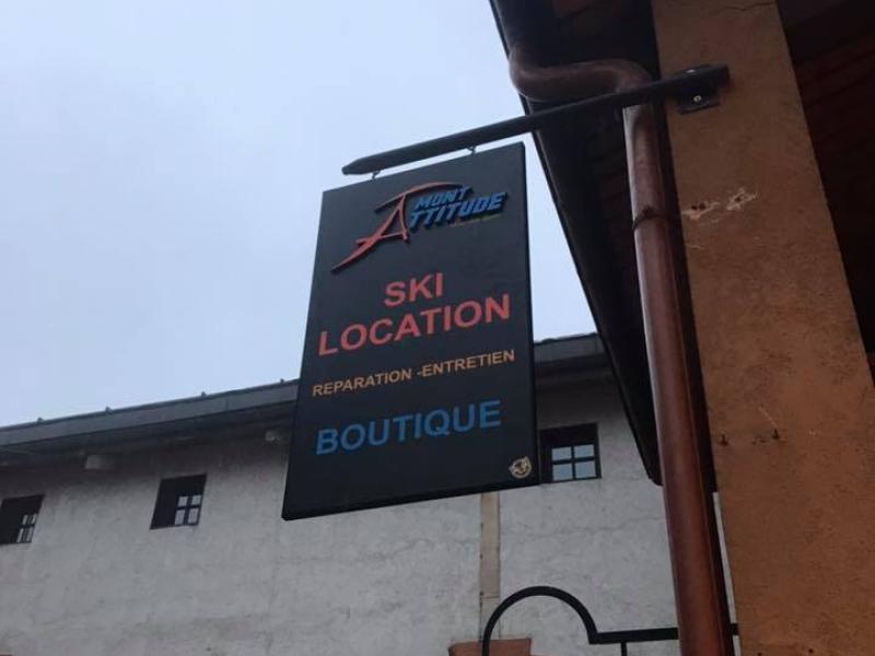 Enseigne drapeau boutique