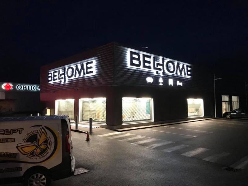 Enseigne lettre relief lumineuse