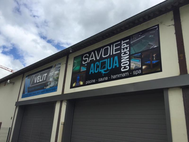 Enseigne magasin à Chambéry