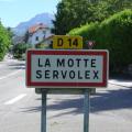 Panneau signalisation la motte servolex