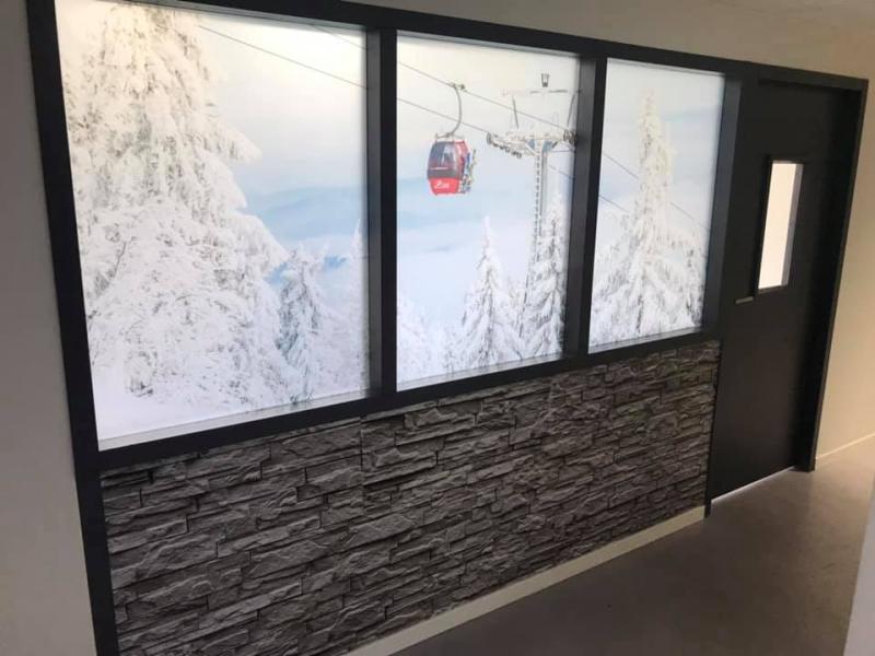 Adhésif vitrine Savoir & Haute-Savoie